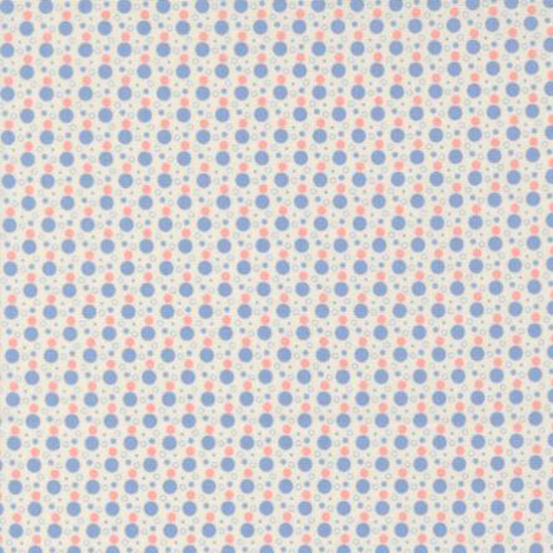 fabric pattern of dots on a white background