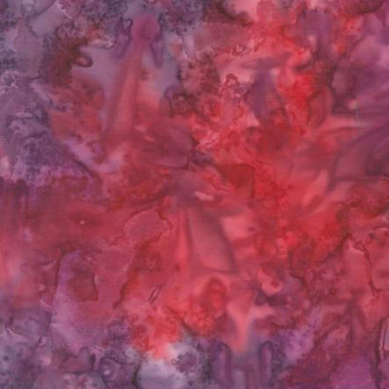 fabric pattern of a marbled red and purple background