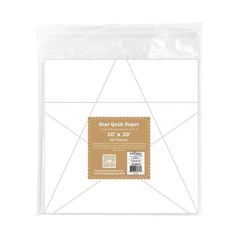 The Star Quilt paper in its packaging, isolated on a white background.