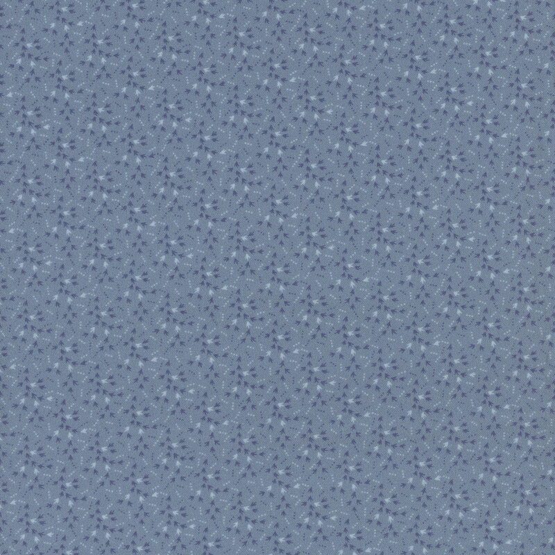 Blue fabric with nondescript arrow shapes.