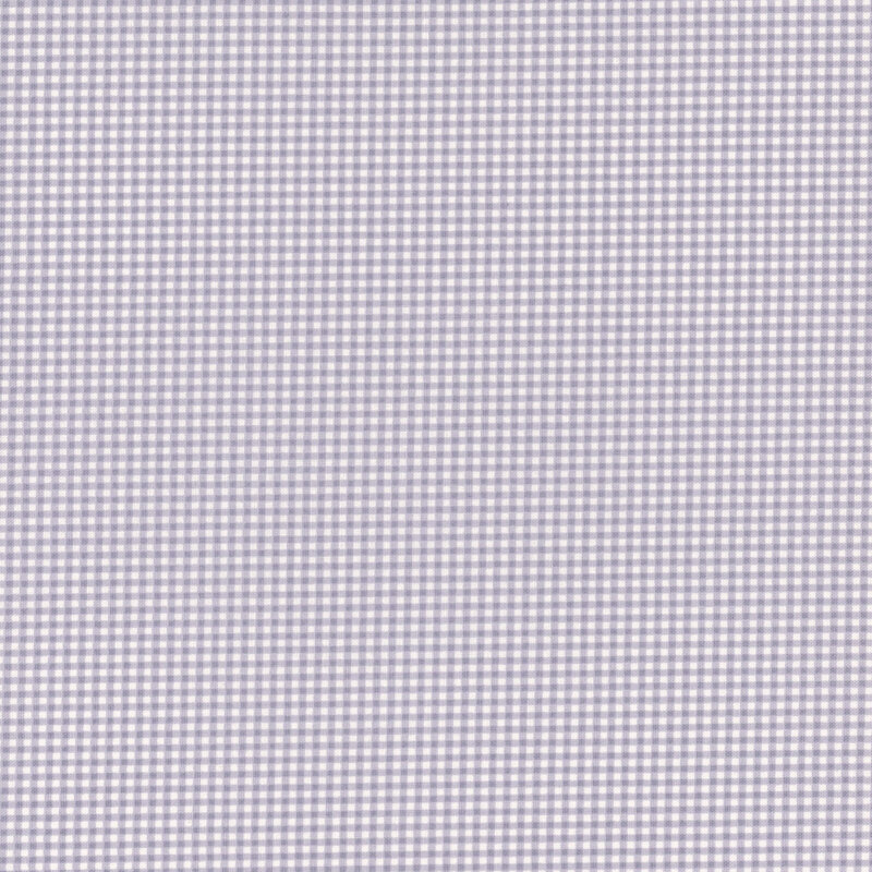 Gray and white gingham fabric