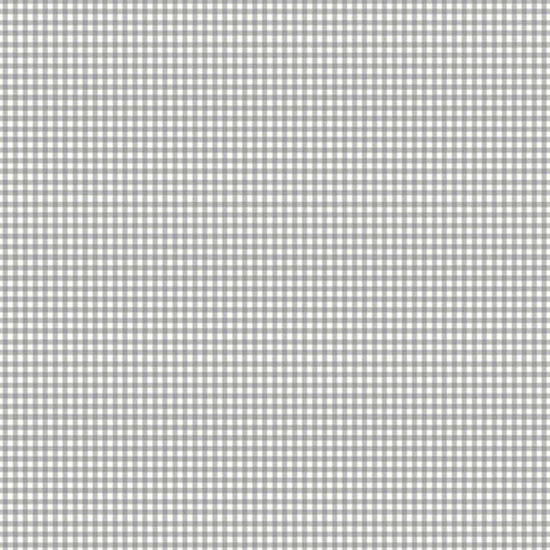 Gray and white gingham fabric