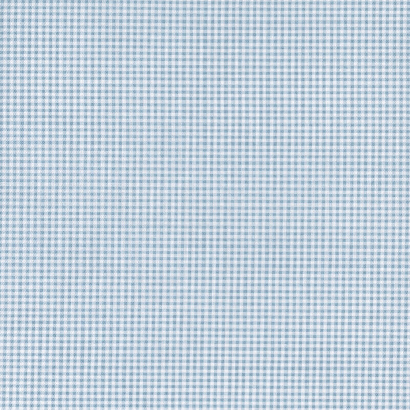 blue and white gingham fabric