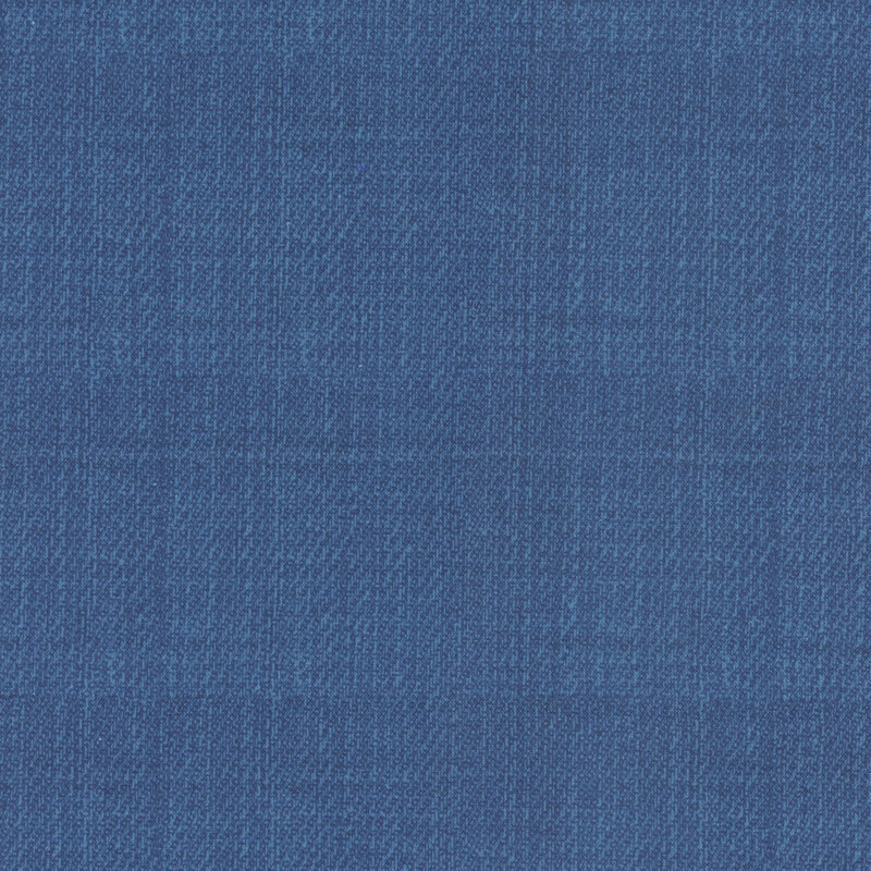 Solid blue fabric with a subtle texture pattern.