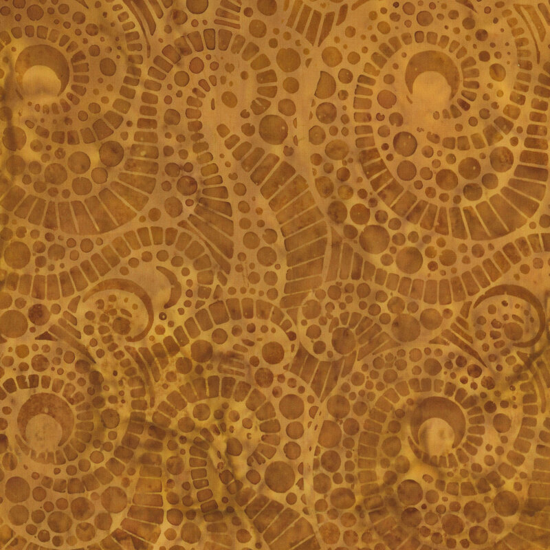 Textured background in warm orange tones featuring abstract spiral and circular patterns.