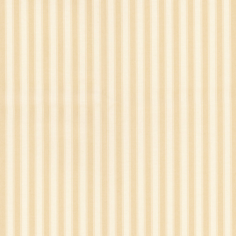 Vertical stripes in soft beige and cream.