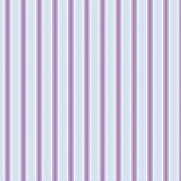 Blue and purple ticking stripes with pearlized accents.