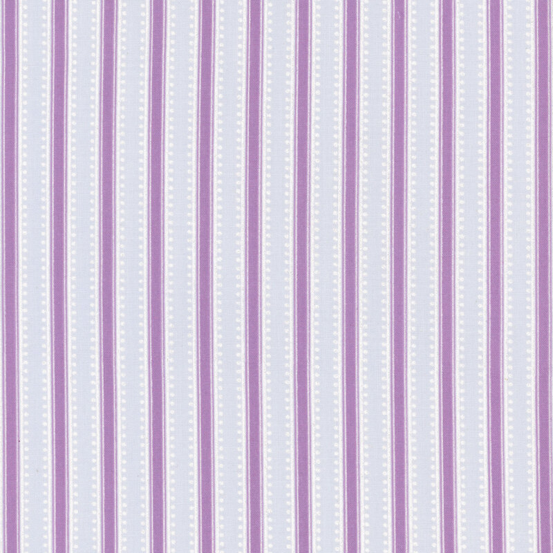 Blue and purple ticking stripes with pearlized accents.