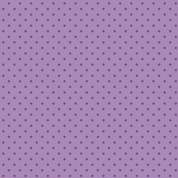 Violet purple fabric with tonal polka dots.
