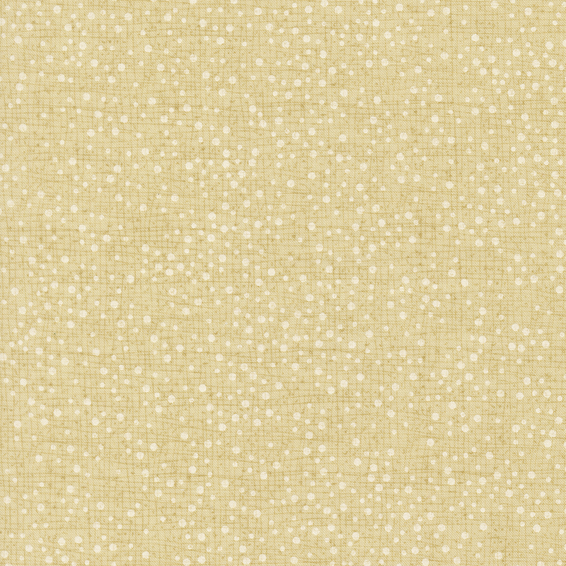 Medium cream fabric with tonal thatching and scattered dots.