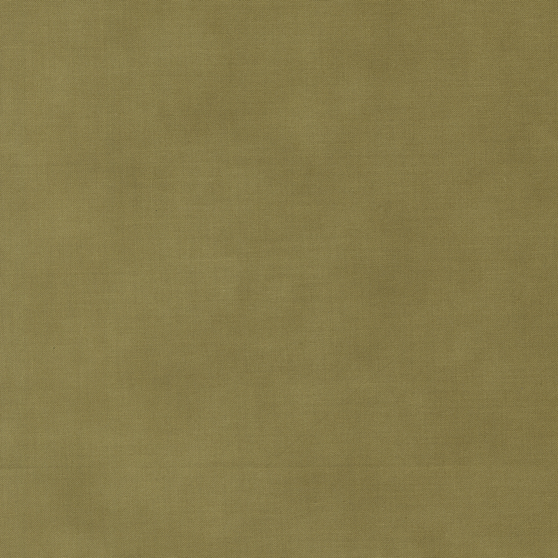 Solid mottled clover green fabric.
