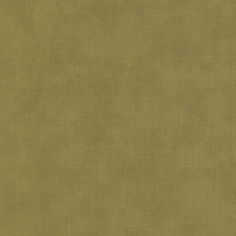 Solid mottled clover green fabric.