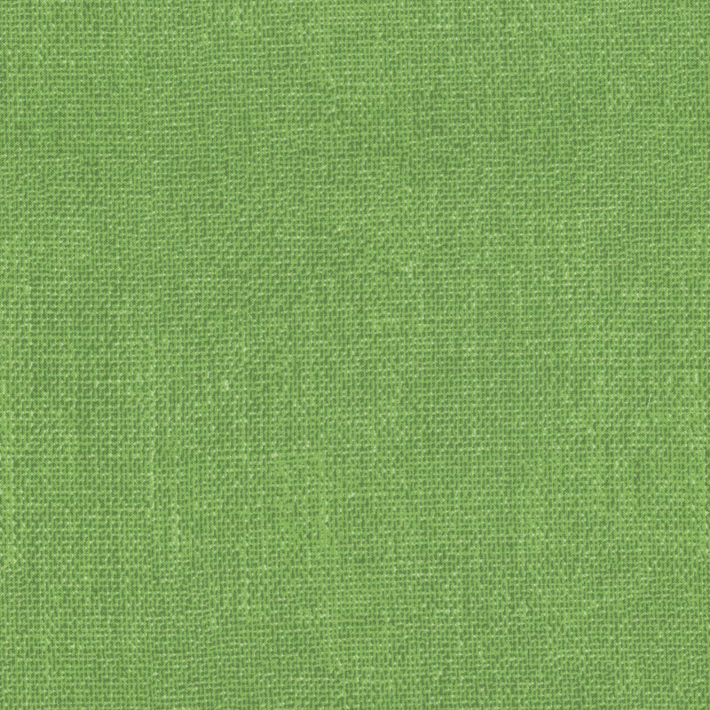Textured green fabric surface with a woven pattern.