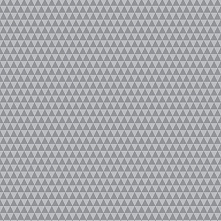Light gray fabric featuring a repeating pattern of small triangles.