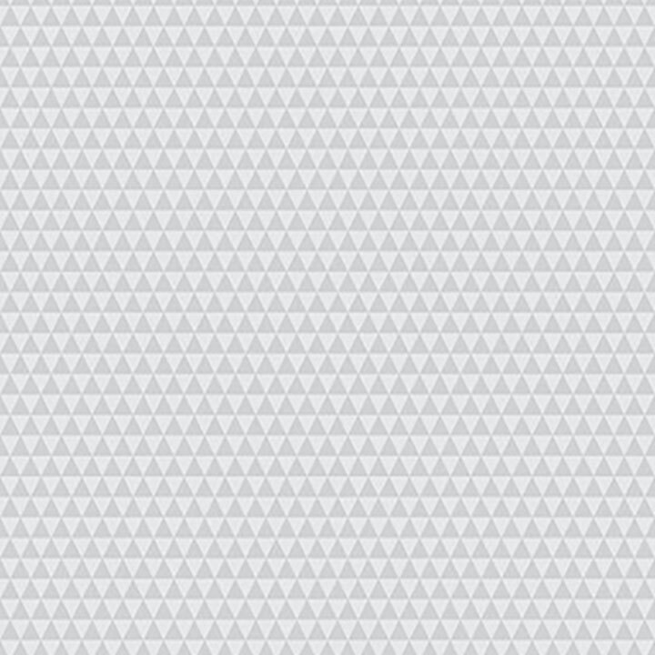 Light gray fabric featuring a repeating pattern of small triangles.