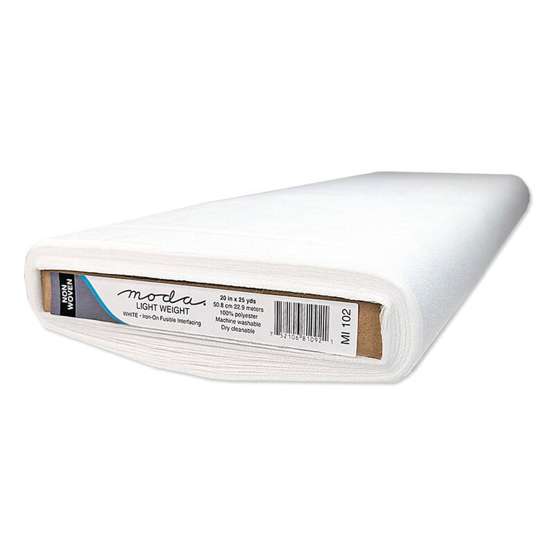 A bolt of the Moda Fusible Lightweight Non-woven Interfacing - 20