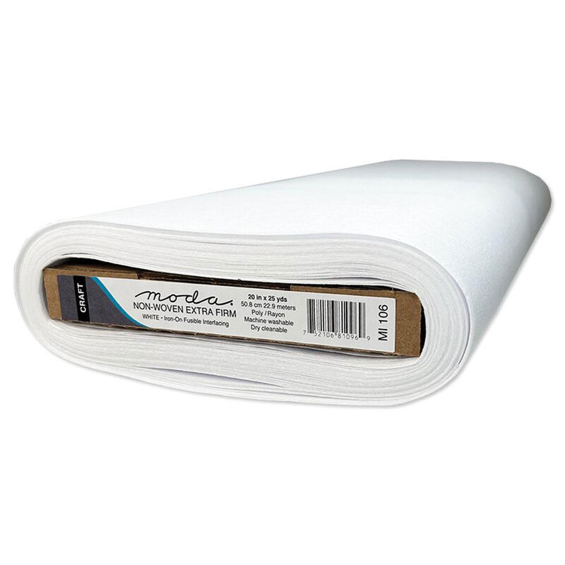 A bolt of the Moda Fusible XFirm Non-woven Interfacing - 20