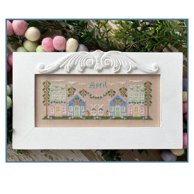 Framed finished project staged with decor.