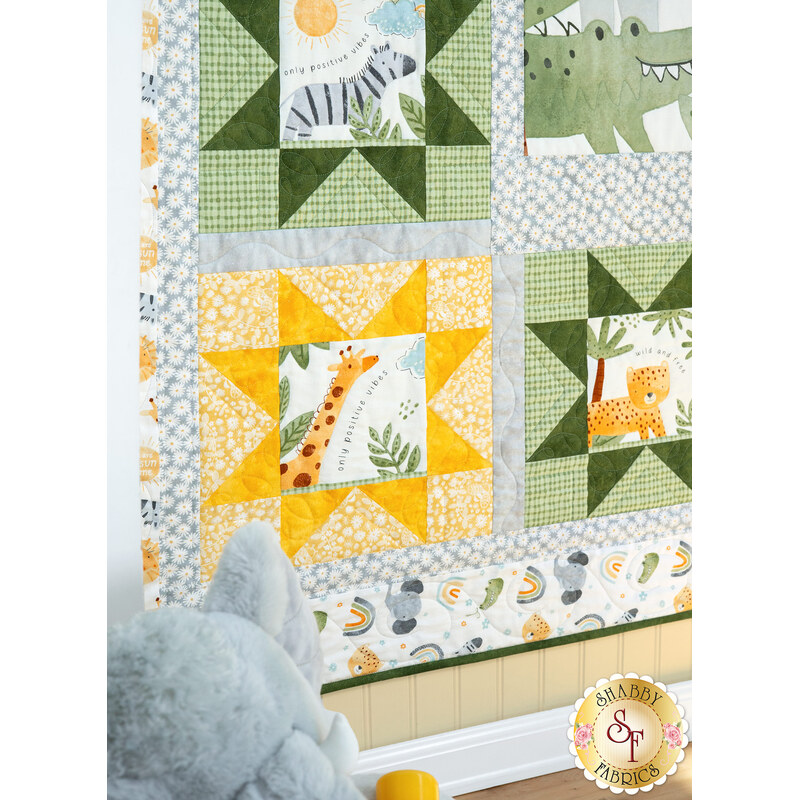 Sunny Safari Patchwork Quilt Kit | Shabby Fabrics
