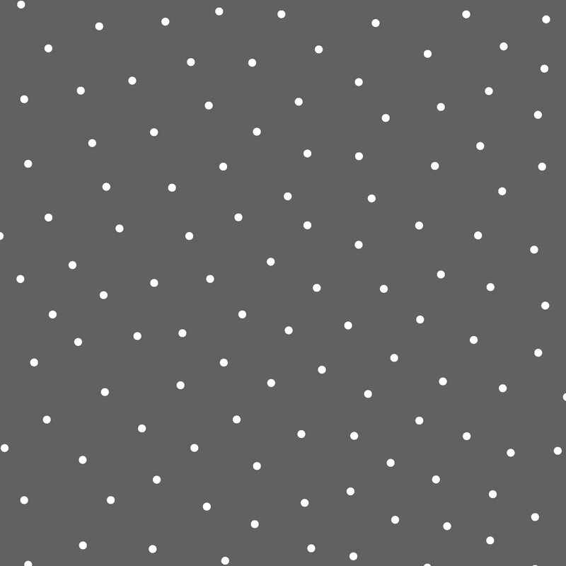 Gray flannel fabric with scattered white dots.