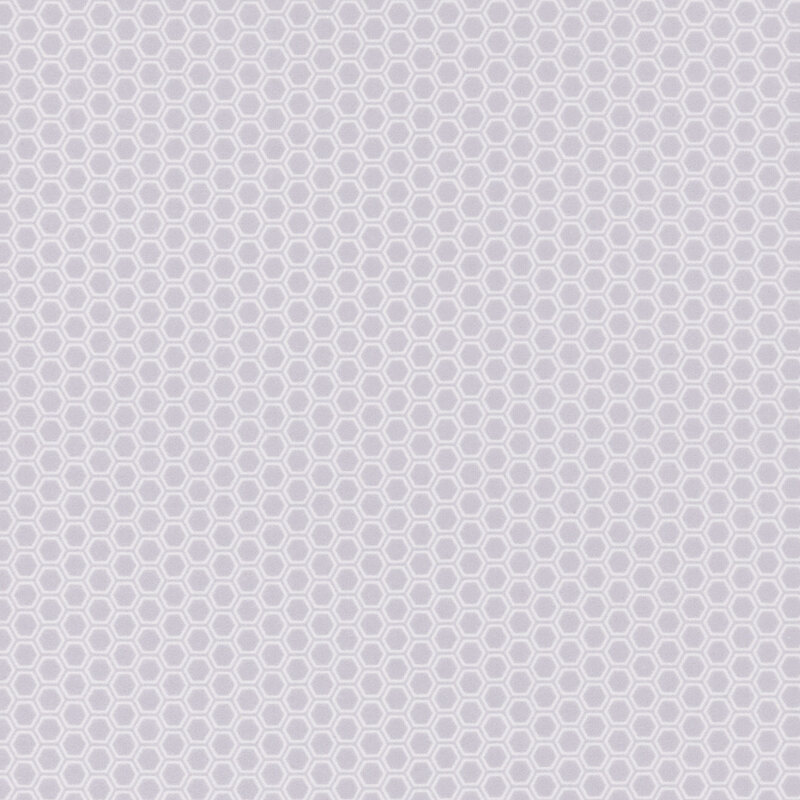 Light gray fabric with a white honeycomb pattern.
