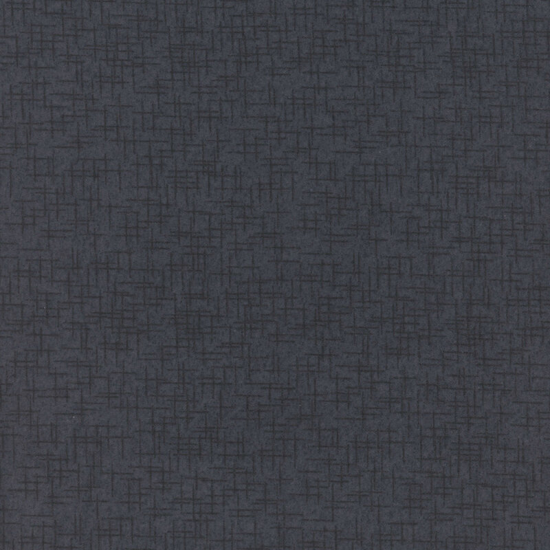 Black fabric with tonal crosshatching textures.