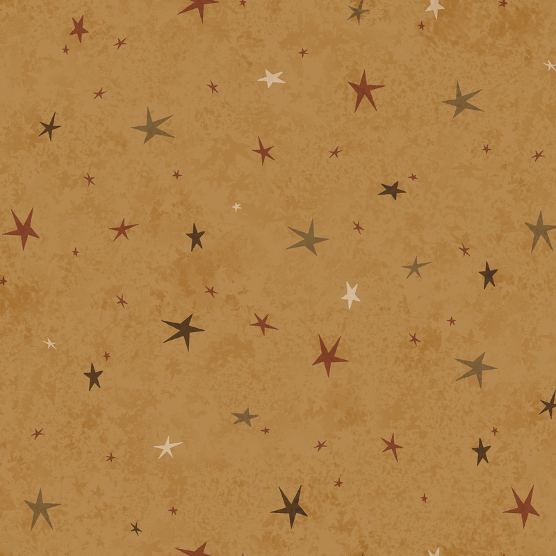 A light brown fabric featuring a tonal star-themed design.