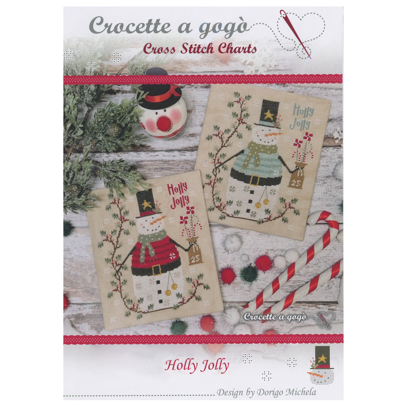 Front of pattern showing a picture of the completed project staged with holiday decor.