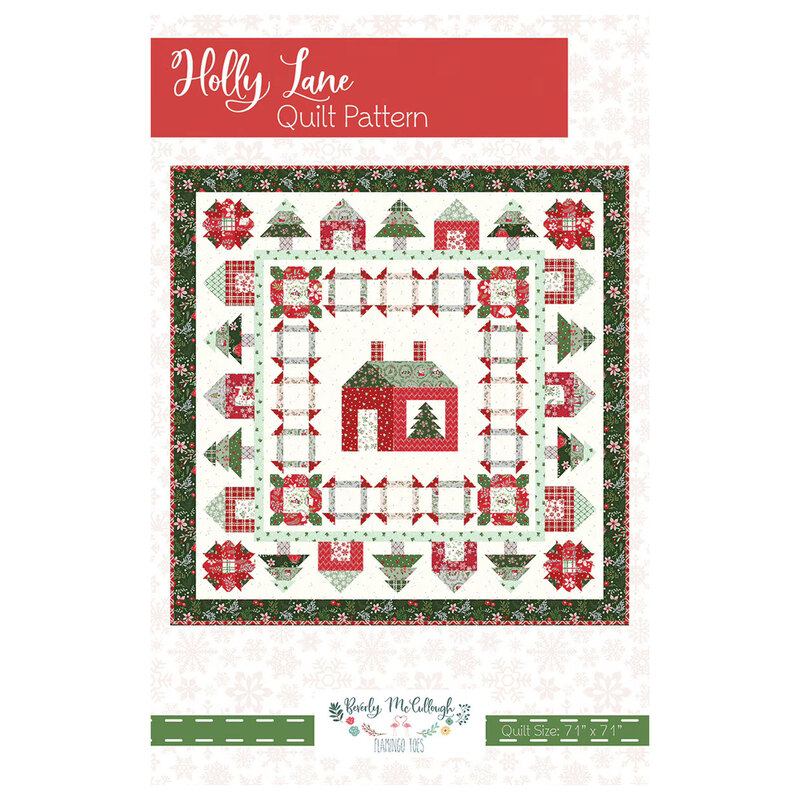 Front of the Holly Lane pattern showcasing the finished project.