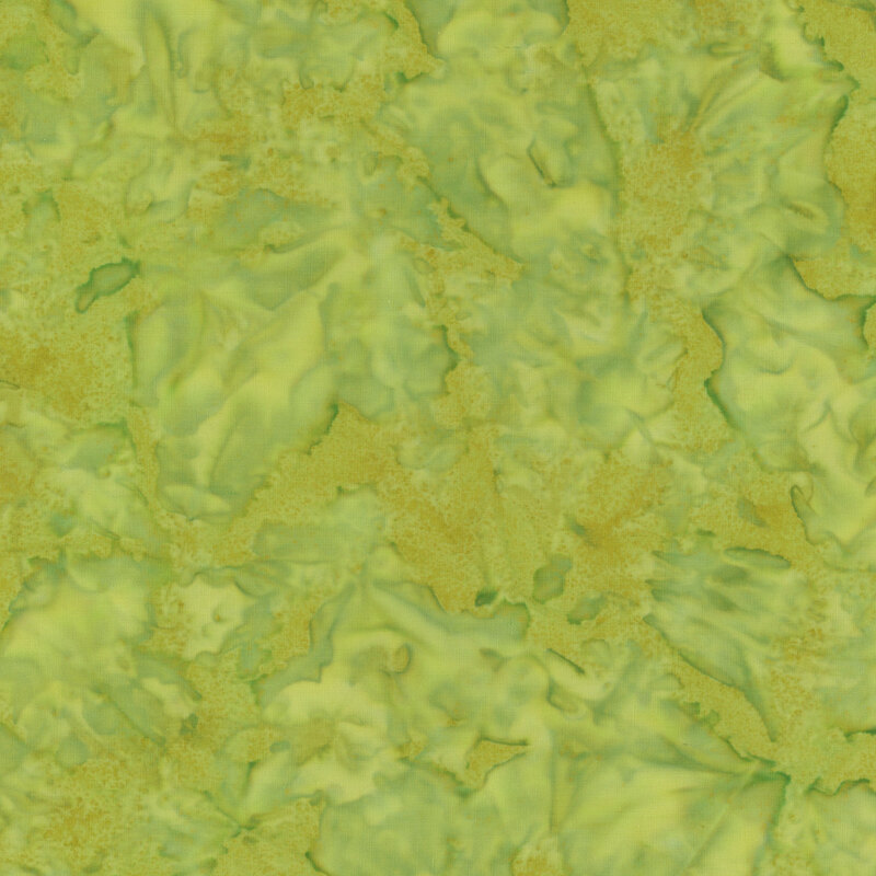 Mottled lime green fabric with yellow accents.