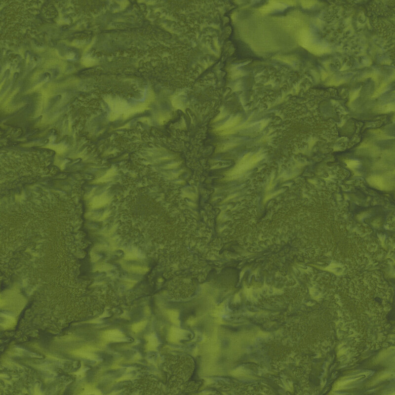 Mottled dark green fabric with yellow accents.