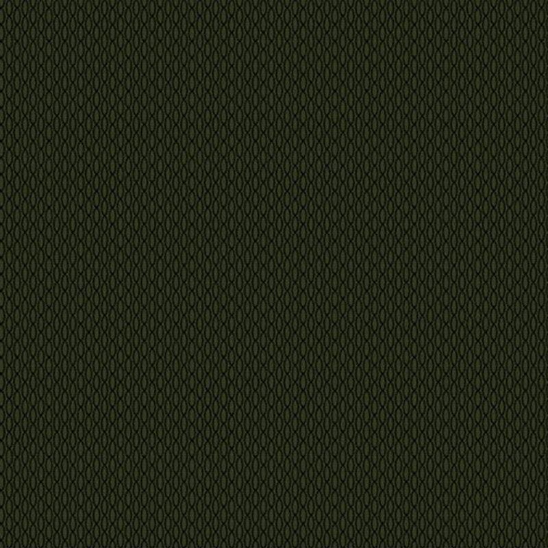 Tonal dark hunter green fabric featuring a textured geometric design.
