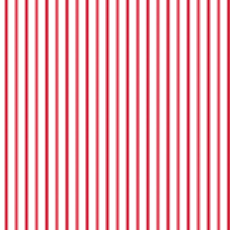 snow white fabric with red stripes