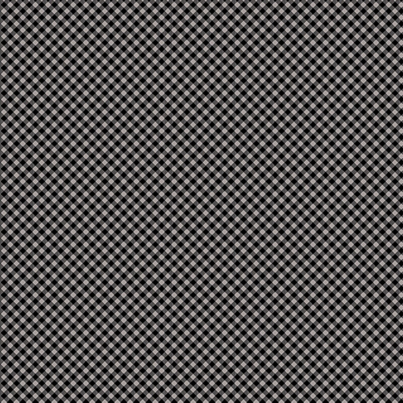 dark gray fabric featuring a black gingham pattern