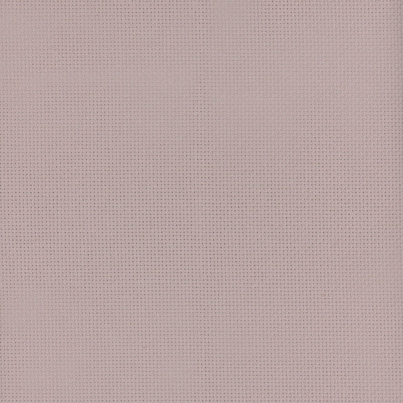 Close up swatch of Wichelt 14ct Aida in the color Pink Sand.