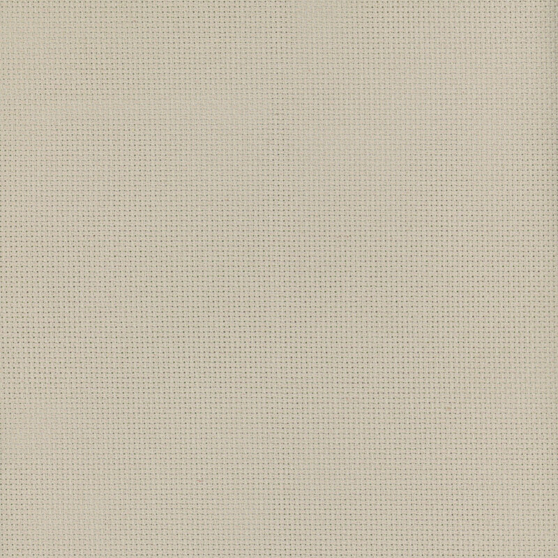 Close up swatch of Wichelt 14ct Aida in the color Beautiful Beige. 