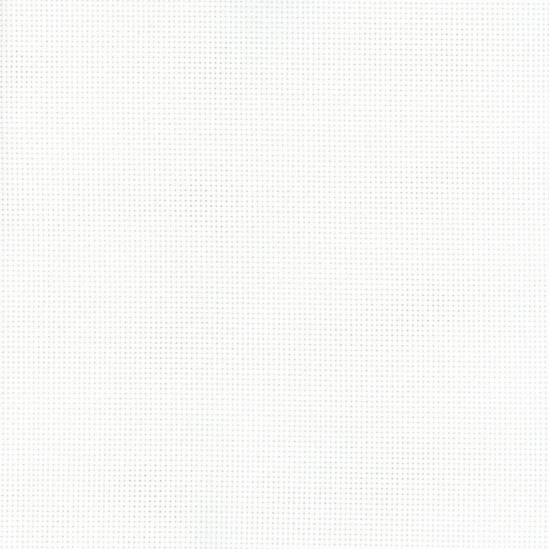 Close up swatch of Wichelt 14ct Aida in the color Antique White.