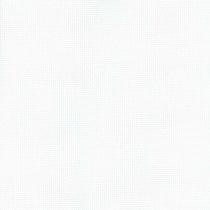 Close up swatch of Wichelt 14ct Aida in the color White.