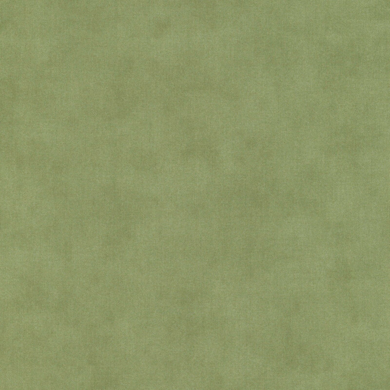 Sage green fabric swatch with very light tonal mottling.