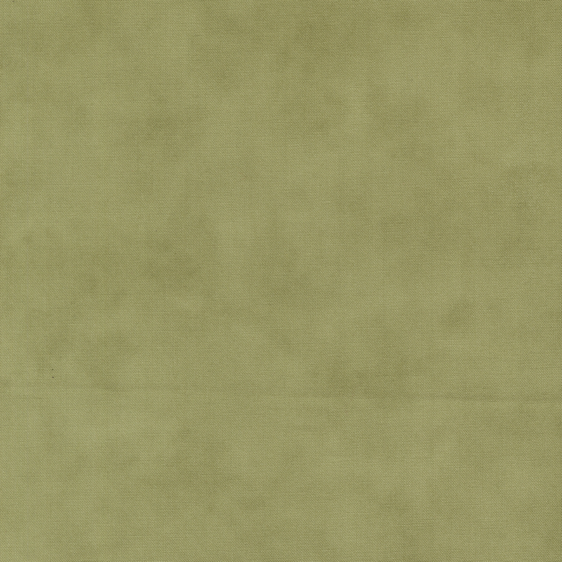 Sage green fabric swatch with very light tonal mottling.