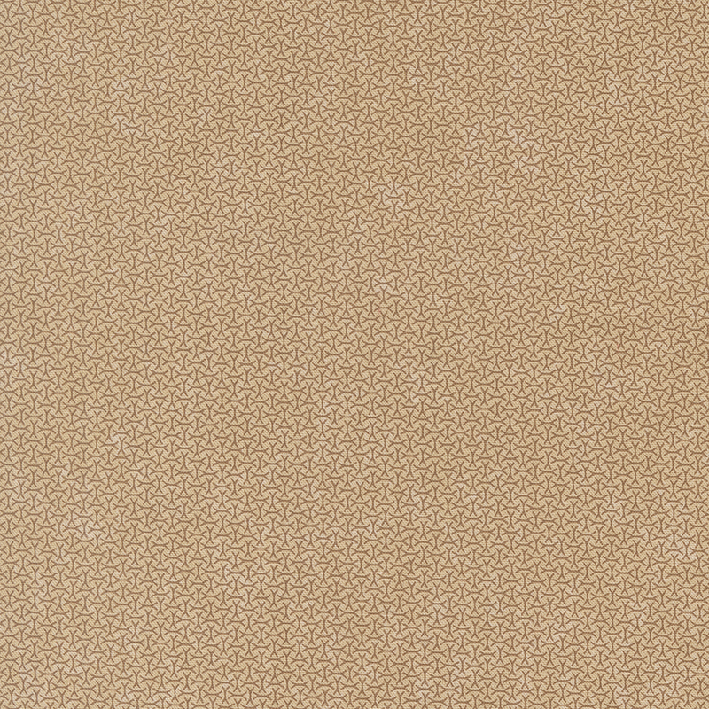 A mottled tan fabric with an arrangement of abstract tonal lines. 