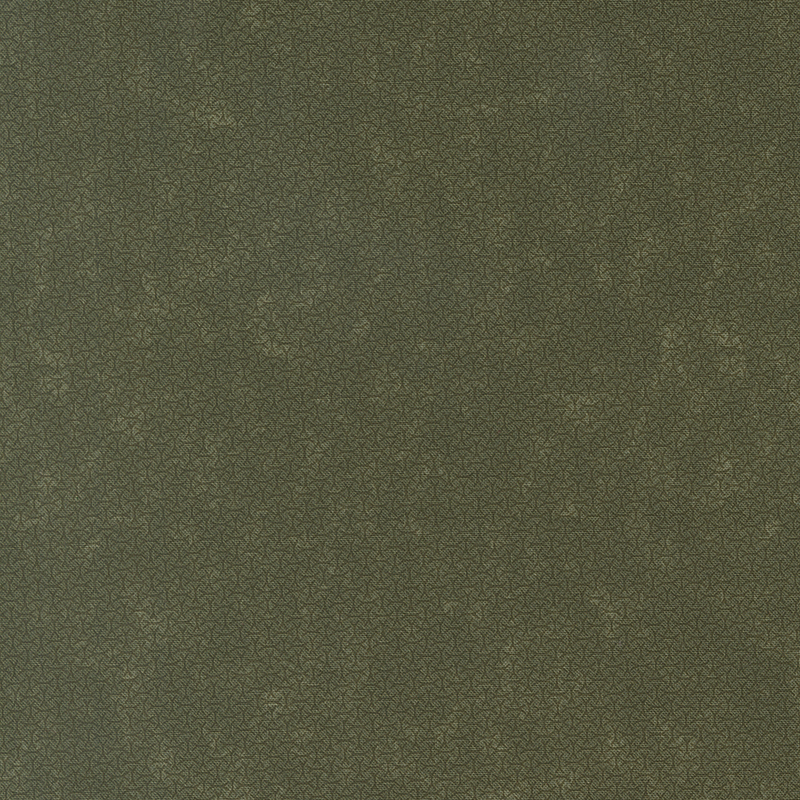 A mottled green grass fabric with an arrangement of abstract tonal lines. 