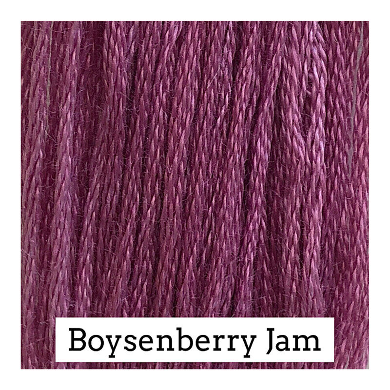 A orchid pink swatch of Classic Colorworks floss.