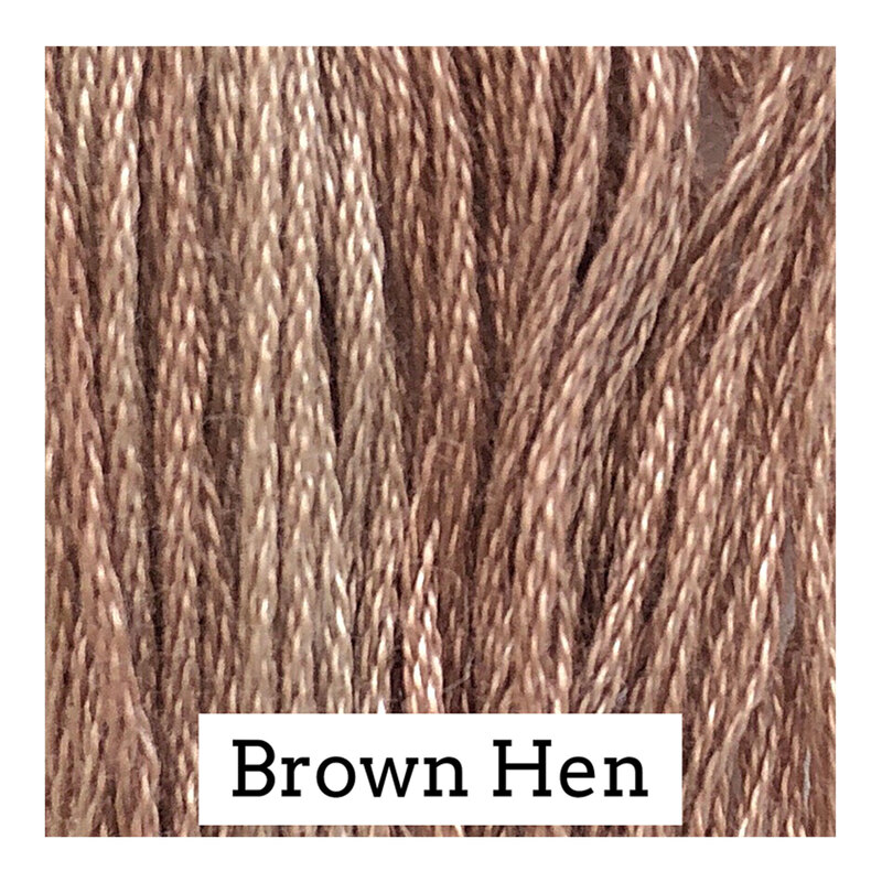 A light brown swatch of Classic Colorworks floss. 