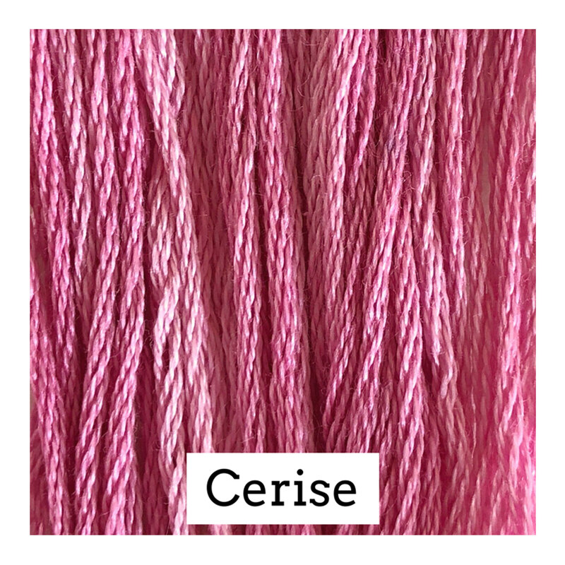 A light pink swatch of Classic Colorworks floss. 