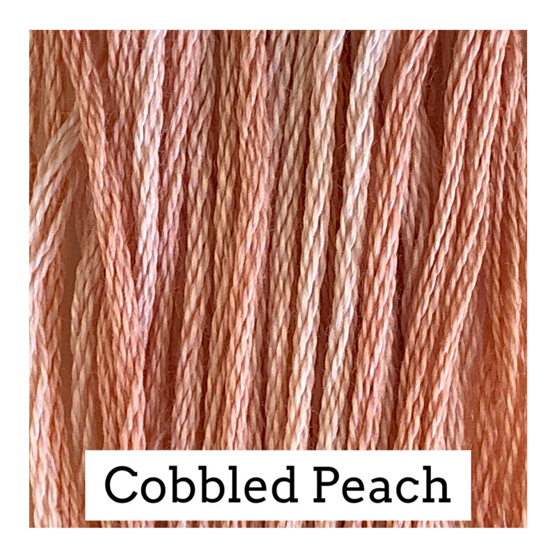 A light peach swatch of Classic Colorworks floss. 