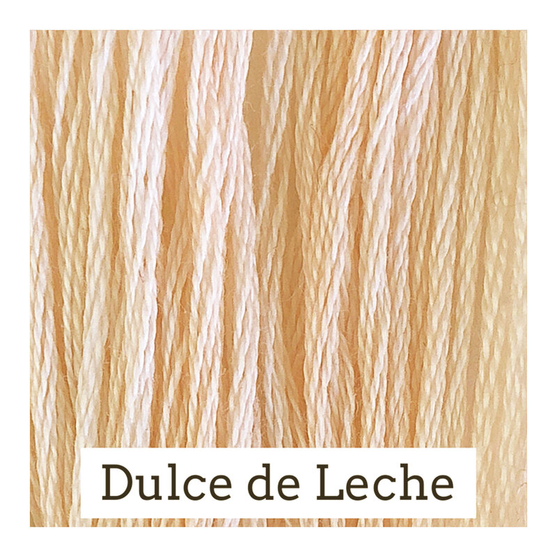 A very light peach swatch of Classic Colorworks floss. 