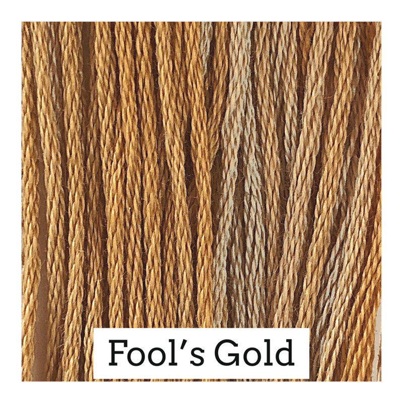Swatch with hazel threads