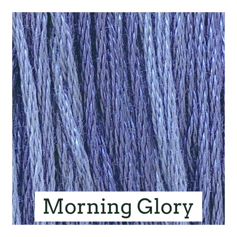Swatch of heather purple threads
