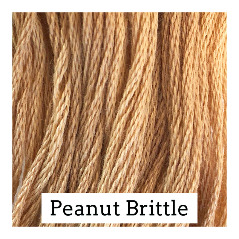 Swatch with brown threads
